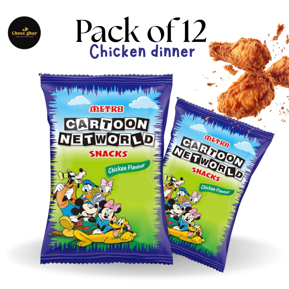 Metro Cartoon Networld Chicken Flavour Snacks – Pack of 12