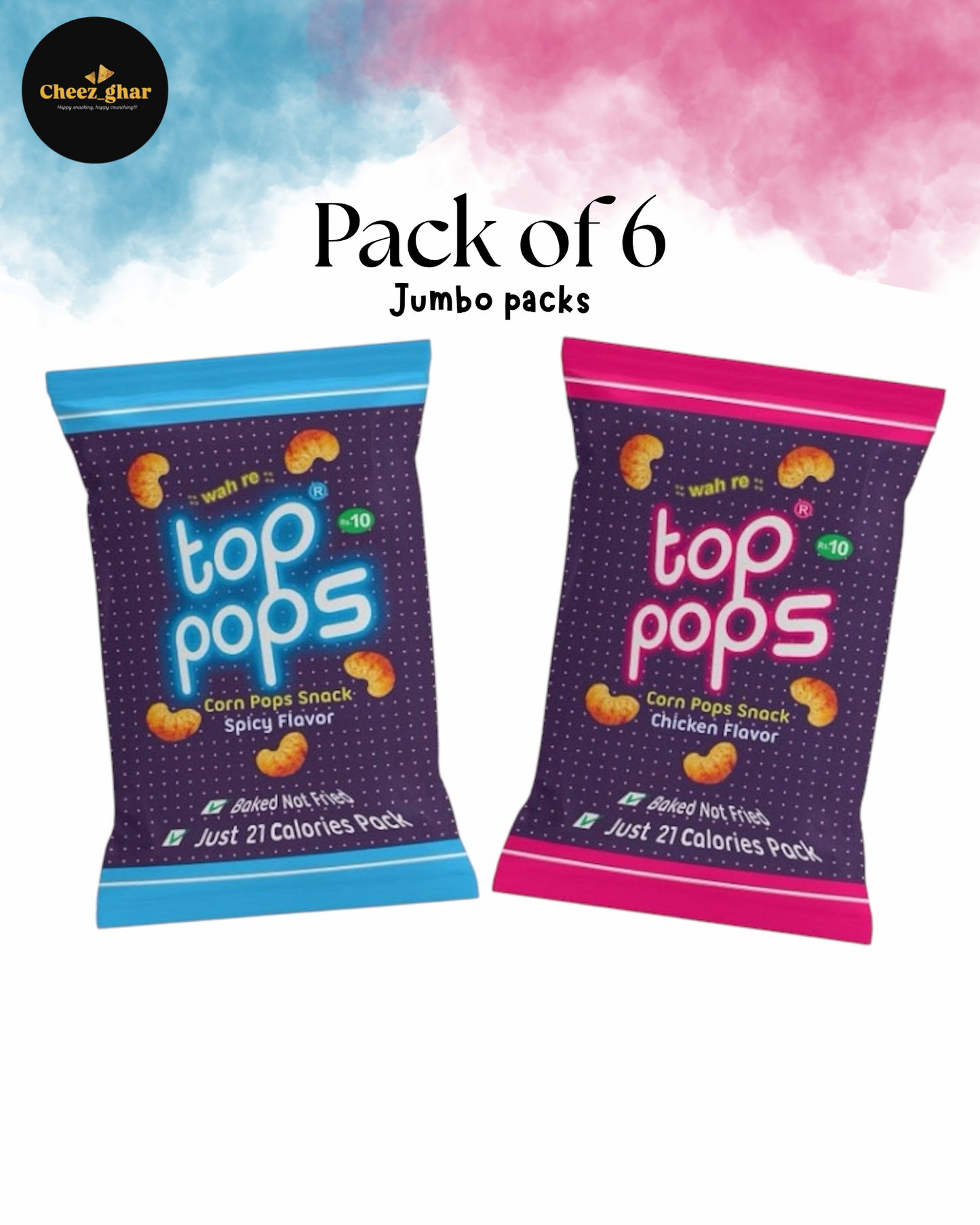 To Pops Pink & Blue – Spicy and Chicken Flavor
