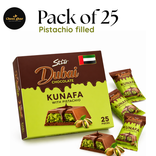 Kunafa Bars – Pistachio Flavour Chocolate