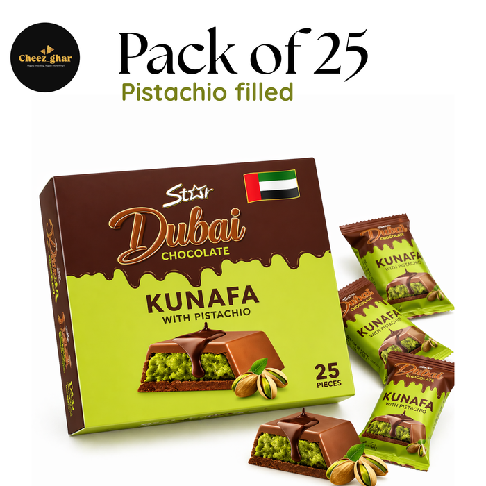 Kunafa Bars – Pistachio Flavour Chocolate