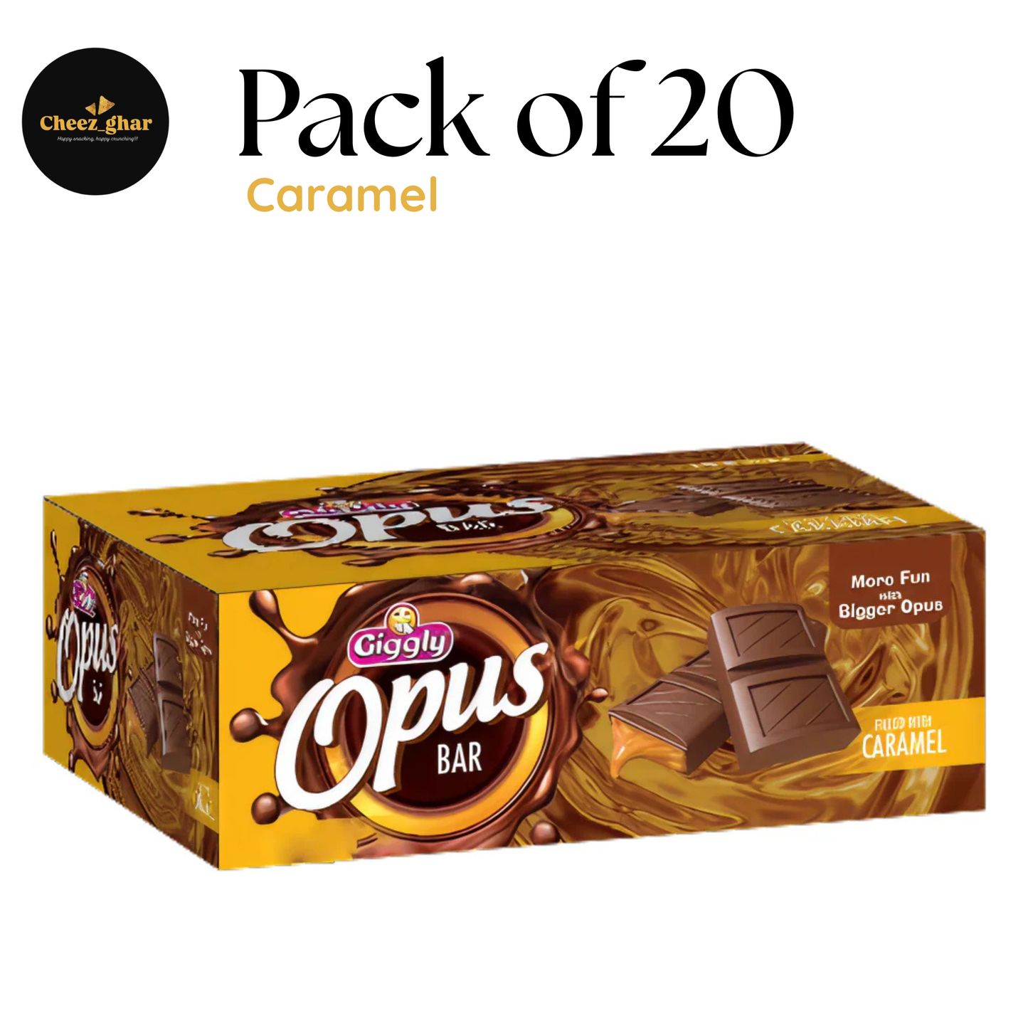 Opus Bar – Caramel Filled Chocolate