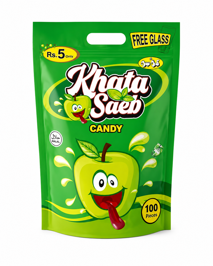 Khatta Saeb Jar – Sour Apple Candy