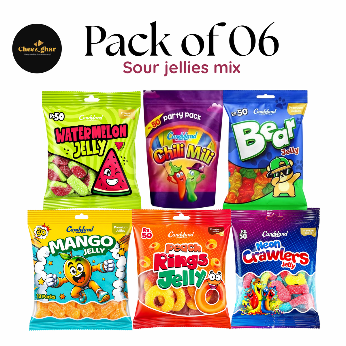 Sour Jellies Mix – Mixed Sour Gummy