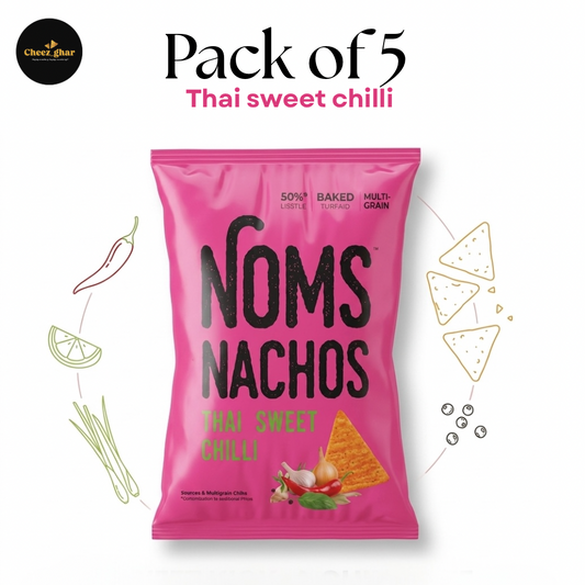 Noms Nachos Thai Sweet Chilli Multi-Grain Chips – Pack of 5