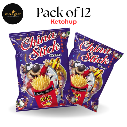 China Stick Ketchup Flavour Snacks – Pack of 12